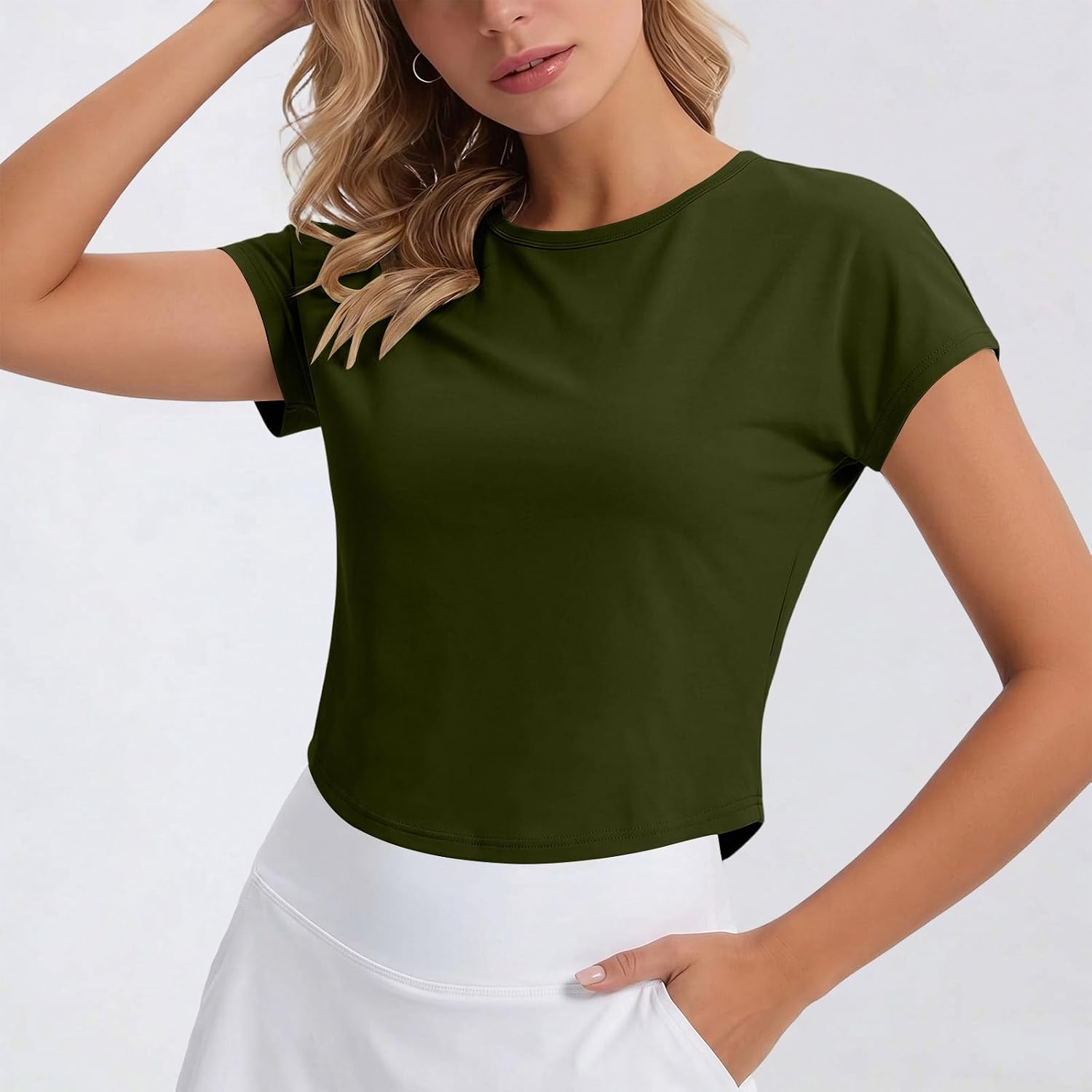Womens Crisscross Cutout Back Active Top Short Sleeve Workout Tops | 2026 Summer Loose Fit Gym Yoga Blouse Open Back Tops Casual Yoga Y2k Athletic Gym Slouchy Crop Running Tees