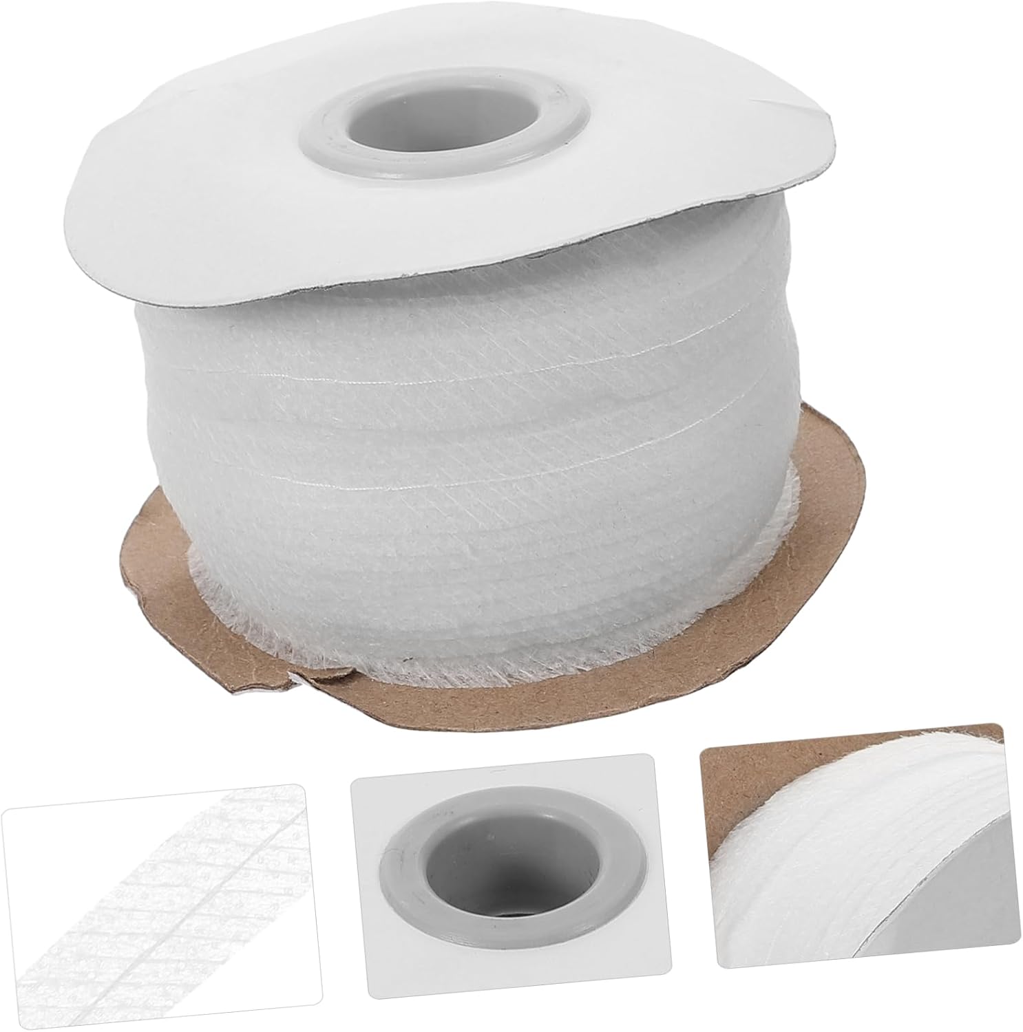 SEWOART 3rolls Non-Woven Fusible Interfacing Strip for Clothing Precise Alignment Easy Installation Versatile Sewing Accessory for Garments and Home Decor