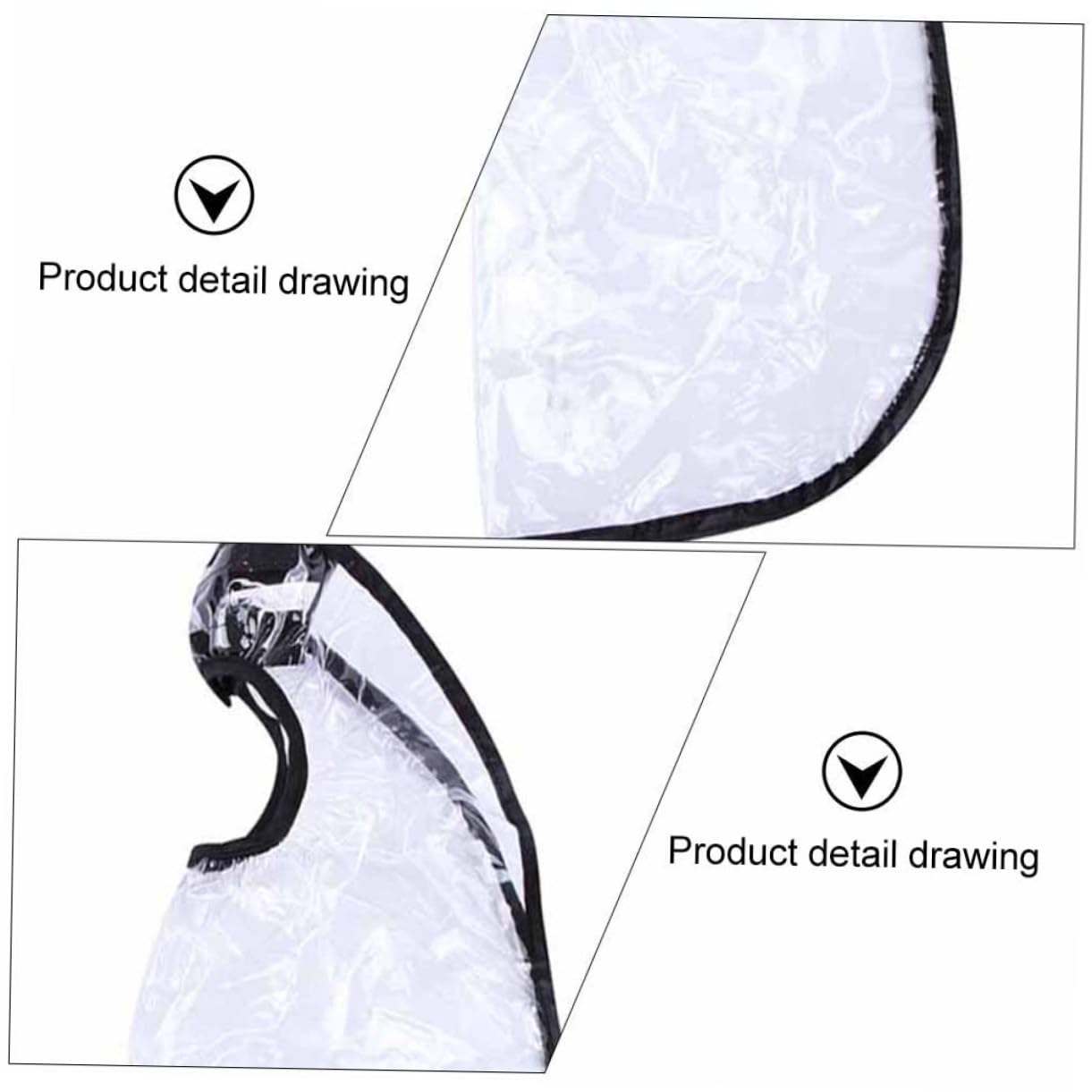 Ipetboom 2sets Hair Dressing Tools Hair Cape Shampooing Portable Shampoo Bowl Salon Home Hospital Nursing Home 2pcs*2