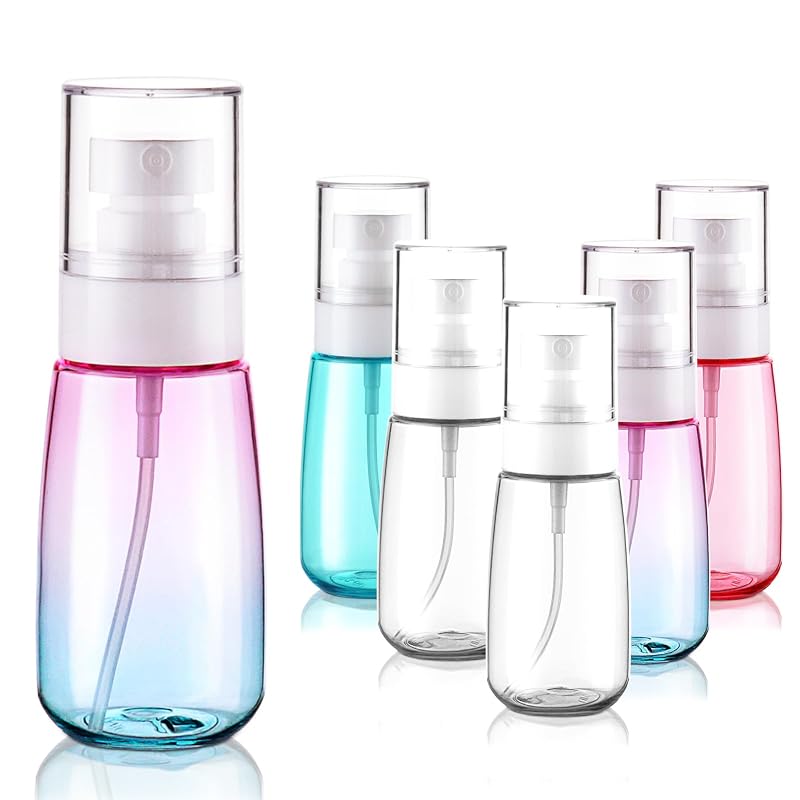 Frascos spray recarregáveis Cosywell de névoa fina, 60 mL, Pacote com 6