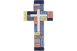Inspirational Resin Wall Cross | Confirmation Gifts Boy