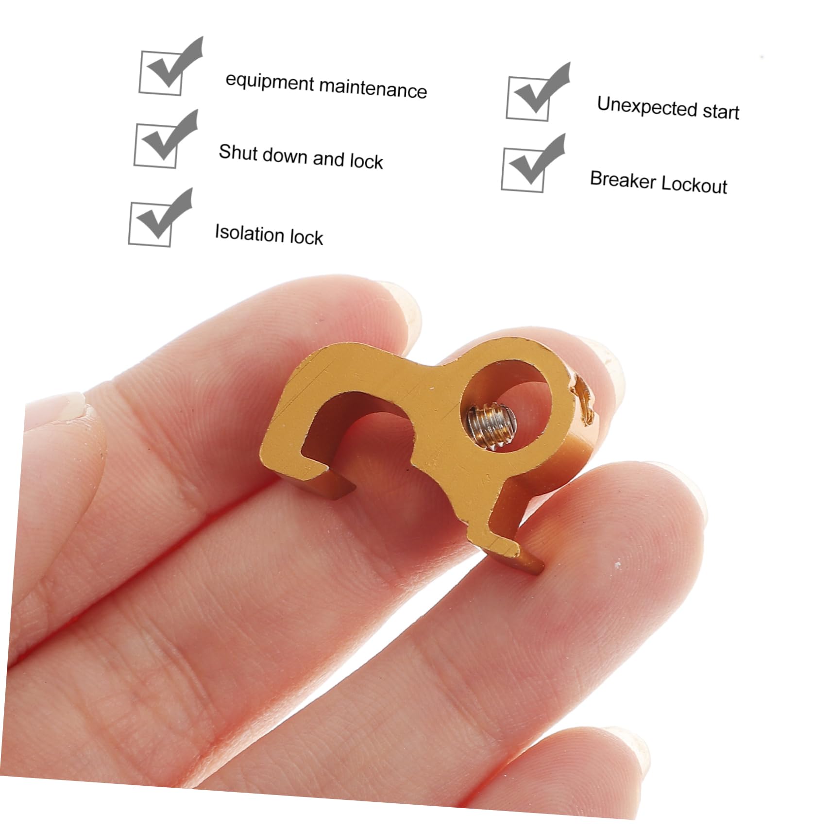 Hohopeti Device for Electric Circuit Miniature Circuit Safety Buckle Accessory Industrial Grade