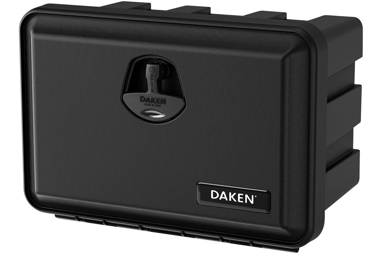 UNITRAILER Kit d'Accessoires Remorque avec Coffre Daken 500x350x300 et Sangle 5m, Supports de Fixation et Corde de Remorquage 6t pour Rangement et Sécurité