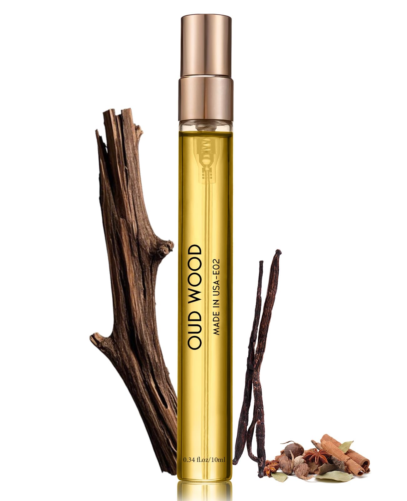 Pheromone Cologne for Men, Woody Perfume Oil, A Smoky, Deep Scent with Oud Wood, Spices Vanilla, Mens Pheromone Cologne Spray, Gifts for Men, Husband, Boyfriend, Father 0.34oz(Oud Wood)