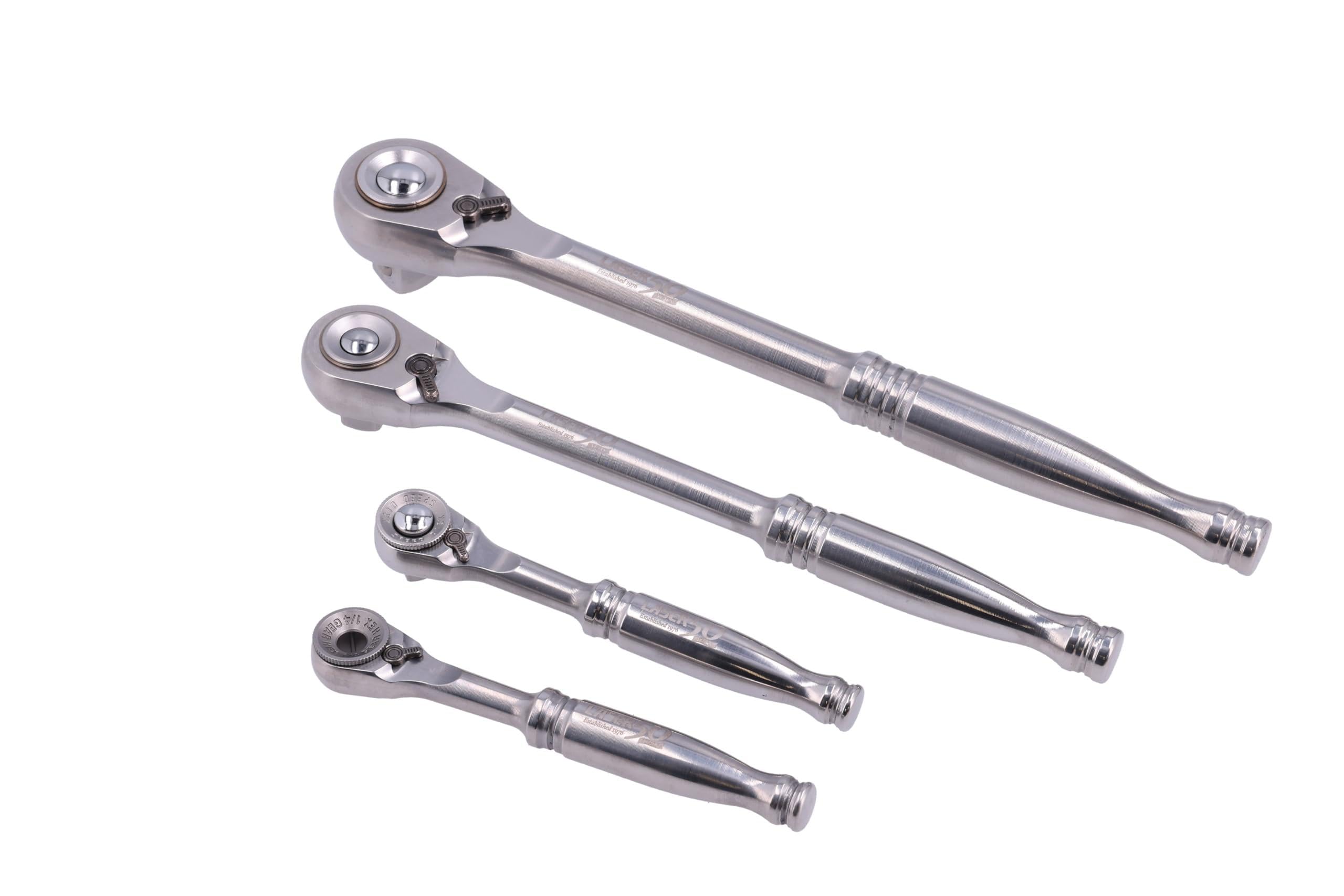 Laser 9365 Stainless Steel Ratchet Set 4pc - 50th Anniversary