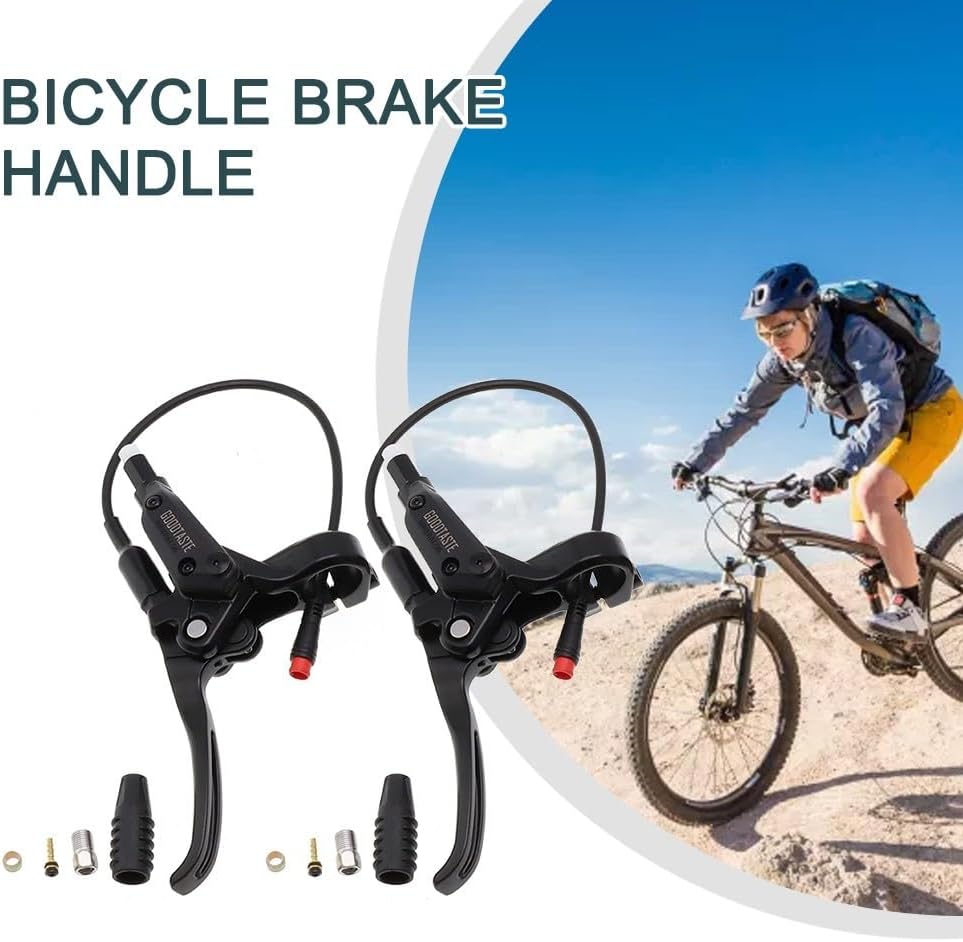 E-Bike Brake Lever, Brake Grips for Electric Bike or E Scooter,Ebike Accessories Cut Off Power When Brakes Ebike Parts(Right)