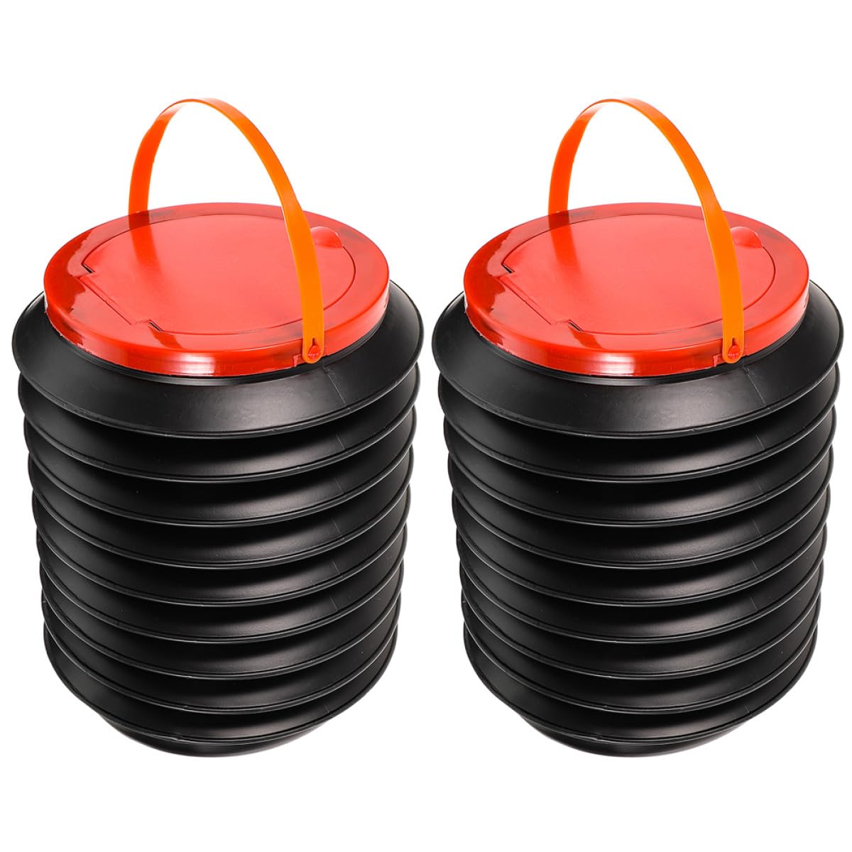 Bote de basura plegable para playa y viajes contenedor de plastico BETOOKY de 4 litros 8
