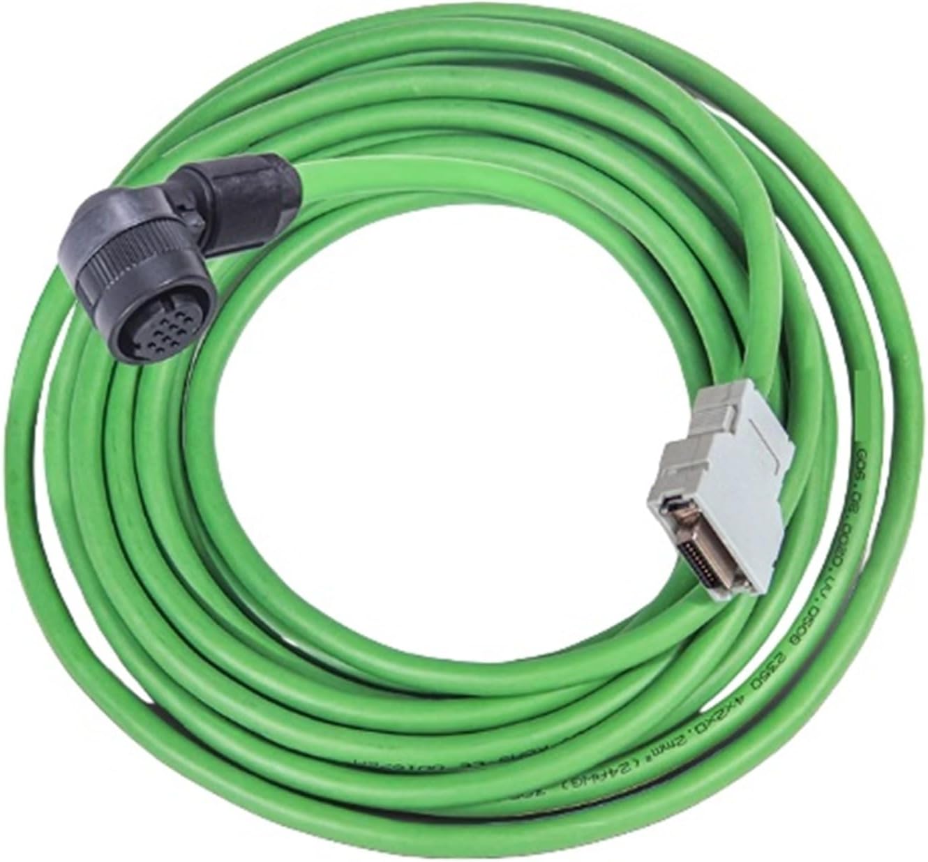 エンコーダケーブル アングル型 A860-2005-T506 オリジナル 未使用(10.00M,Green)