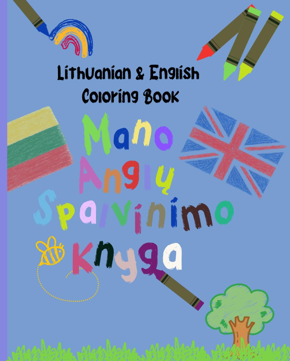 Lithuanian to English Colouring book