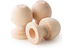 Pinehurst Crafts Wooden Finials: Enhance Your Decor with Sophisticated Simplicity