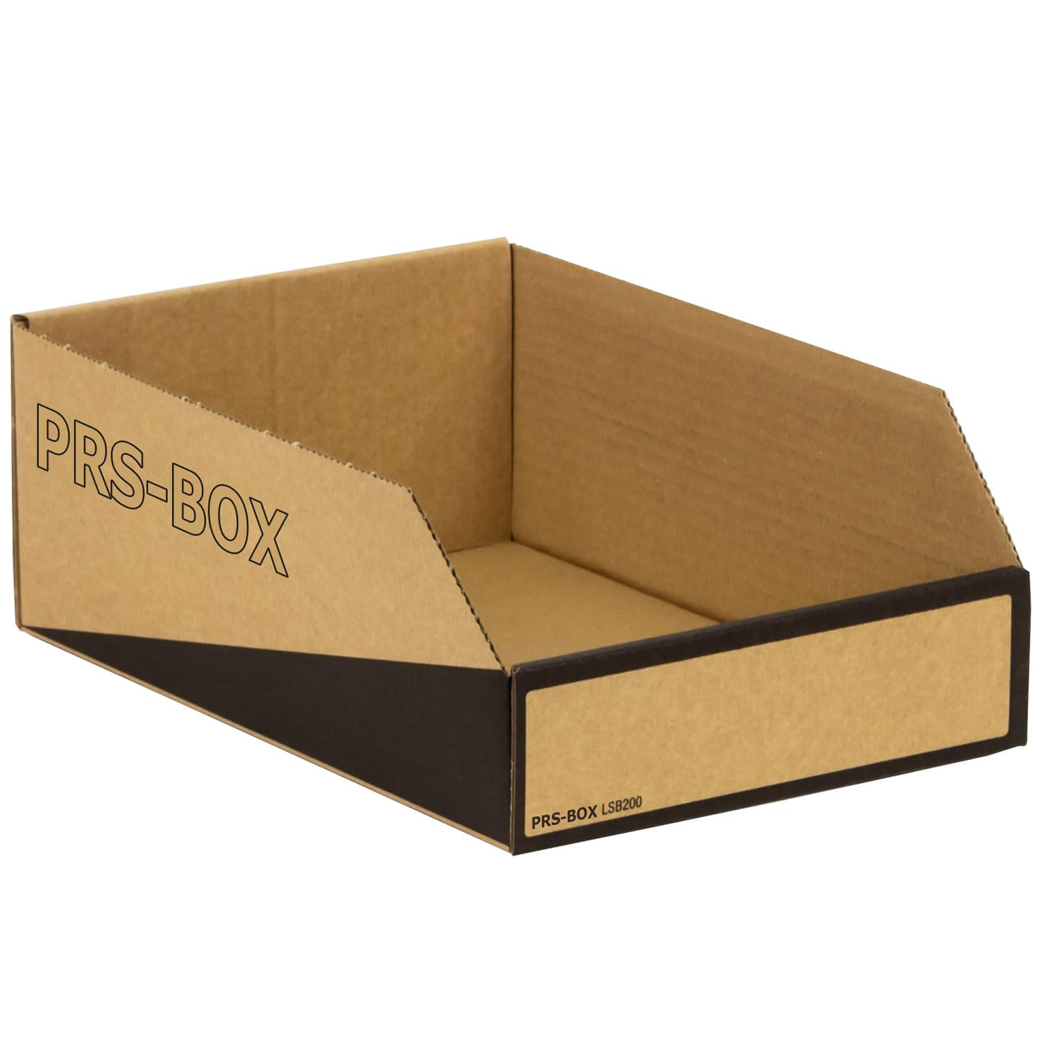 PRS Lagersichtbox LSB200, Natur/Schwarz, 305x200x110mm, 20 Stück