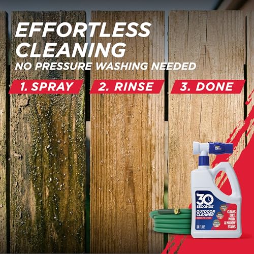 Image of 30 SECONDS Outdoor Cleaner 2 Pack with Hose End Sprayer