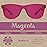 Magenta Color Therapy Glasses for Chakra Healing, Chromotherapy, and Mood