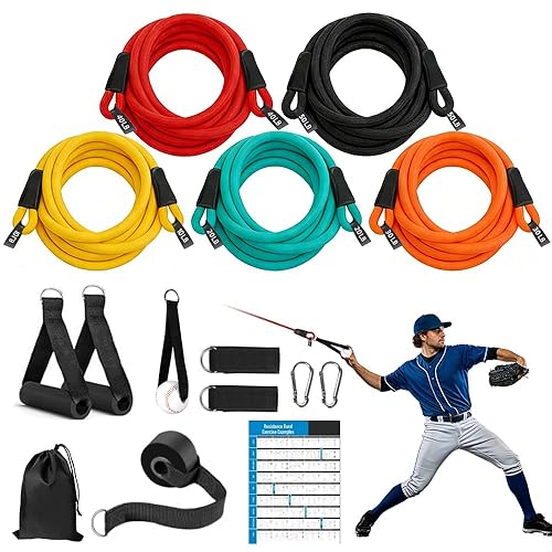 Baseball Resistance Bands Set – Baseball Pitching & Throwing Trainer