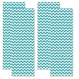 Locker Designz Back to School Magnetic Locker Chevron Wallpaper, Blue