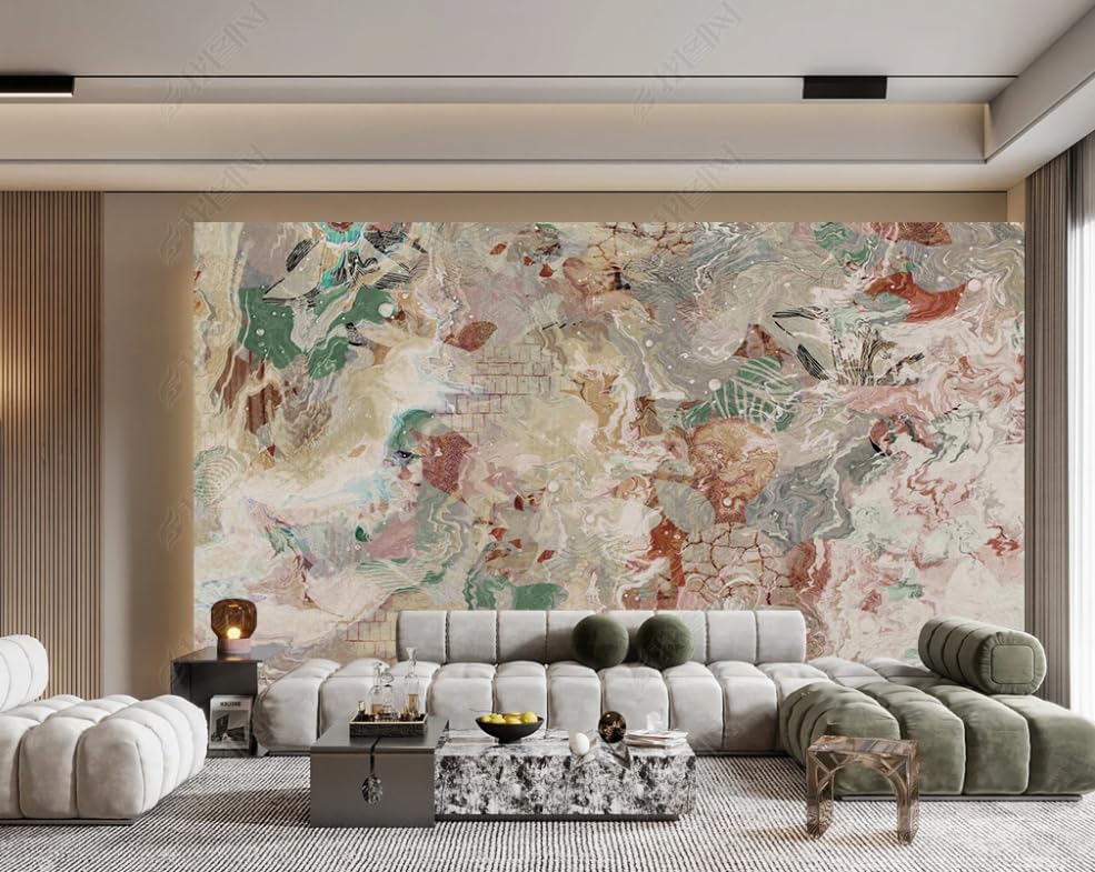Papier peint intissé abstraction moderne poster géant mural salon 250x175 cm