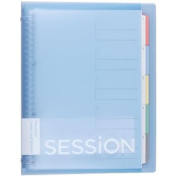 ルーズリーフ（使用済み） Amazon | マルマン ルーズリーフ バインダー セッション B5 26穴