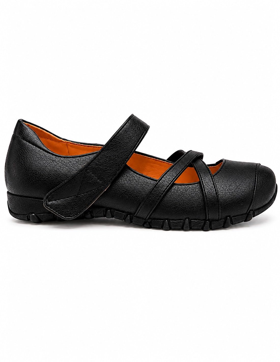 Chaussures Confort Femme Grande Pointure 41-44 Style Ballerines Confortables orthopédiques Semelle Cuir