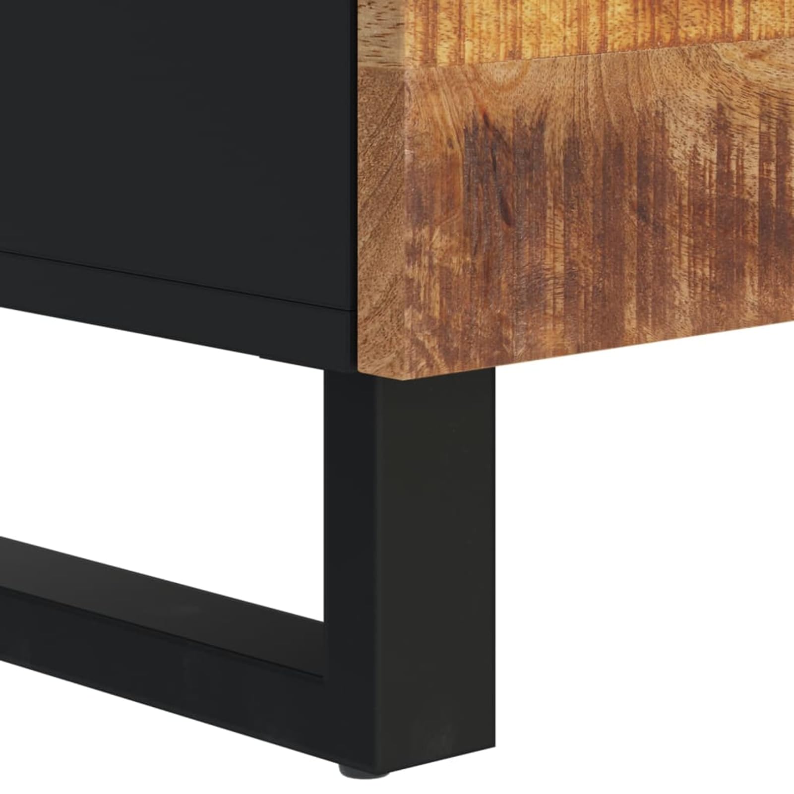 Szafka pod telewizor, 100 x 33 x 46 cm, lite drewno, mango i materiał drewnopochodny, wisząca szafka pod telewizor, ławka, meble do salonu, nowoczesna szafka ścienna do salonu, sypialni
