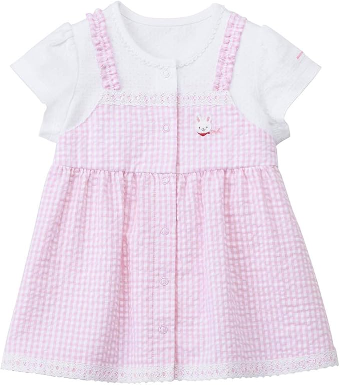 Amazon Co Jp ミキハウス Mikihouse ワンピース 42 1901 458 女の子 70cm 80cm 服 ファッション小物