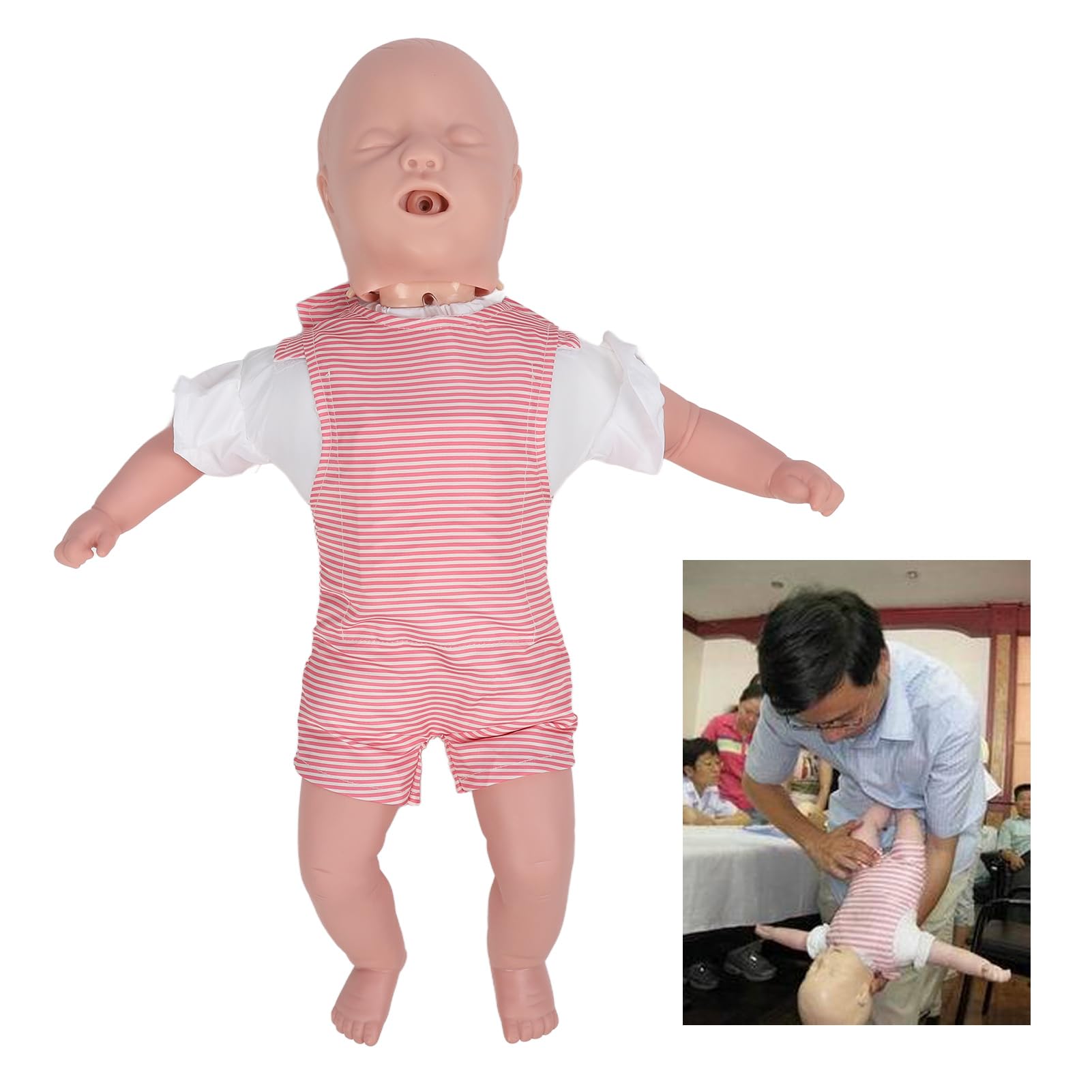 Manichino Professionale Addestramento Infantile, Modello Pronto Soccorso Infantile, Modello di Addestramento per Pratica Medica, per Manichino di Addestramento o Sussidio Didattico