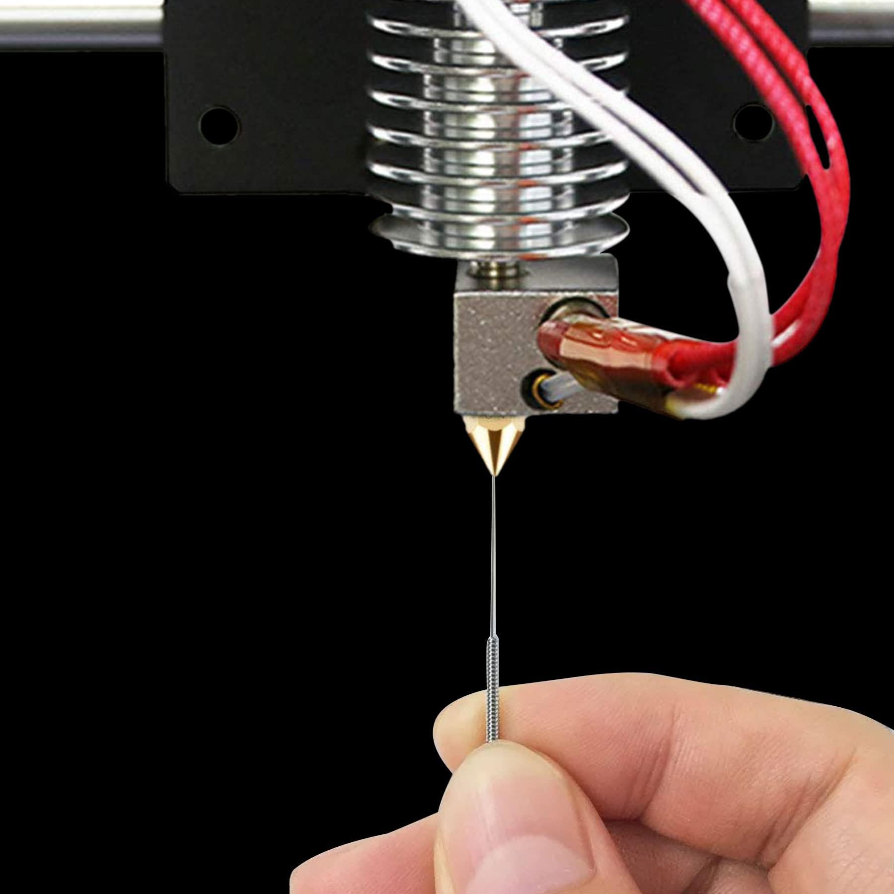 3D Drucker Düsen Reinigungsnadeln – 20 Stück, 0,4 Mm, Edelstahl, 85 Mm Lang