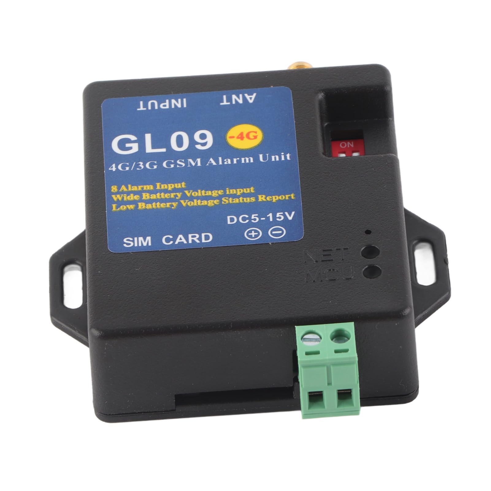 4G/3G/GSM Alarm-Sicherheitssystem-Alarmmodul, 8-K-Eingang, kabelloser Heimlager-Sicherheitsalarm mit eingebautem 4G-Modul für Fernüberwachung (EU-Standard)
