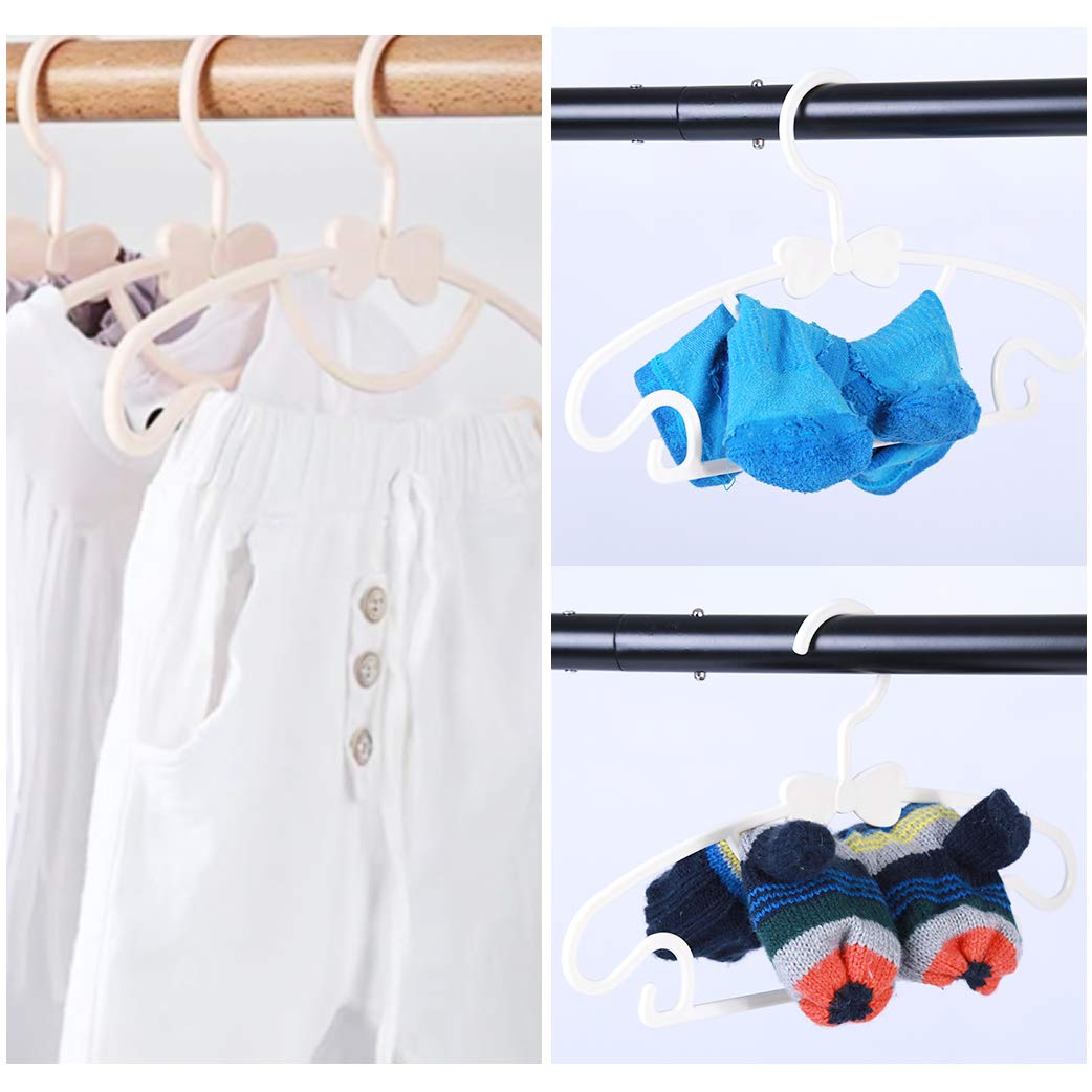 Grucce per bambini grucce resistenti per bambini e neonati Set di 30 pezzi vale la pena di possedere + 10 pezzi Organizzatore