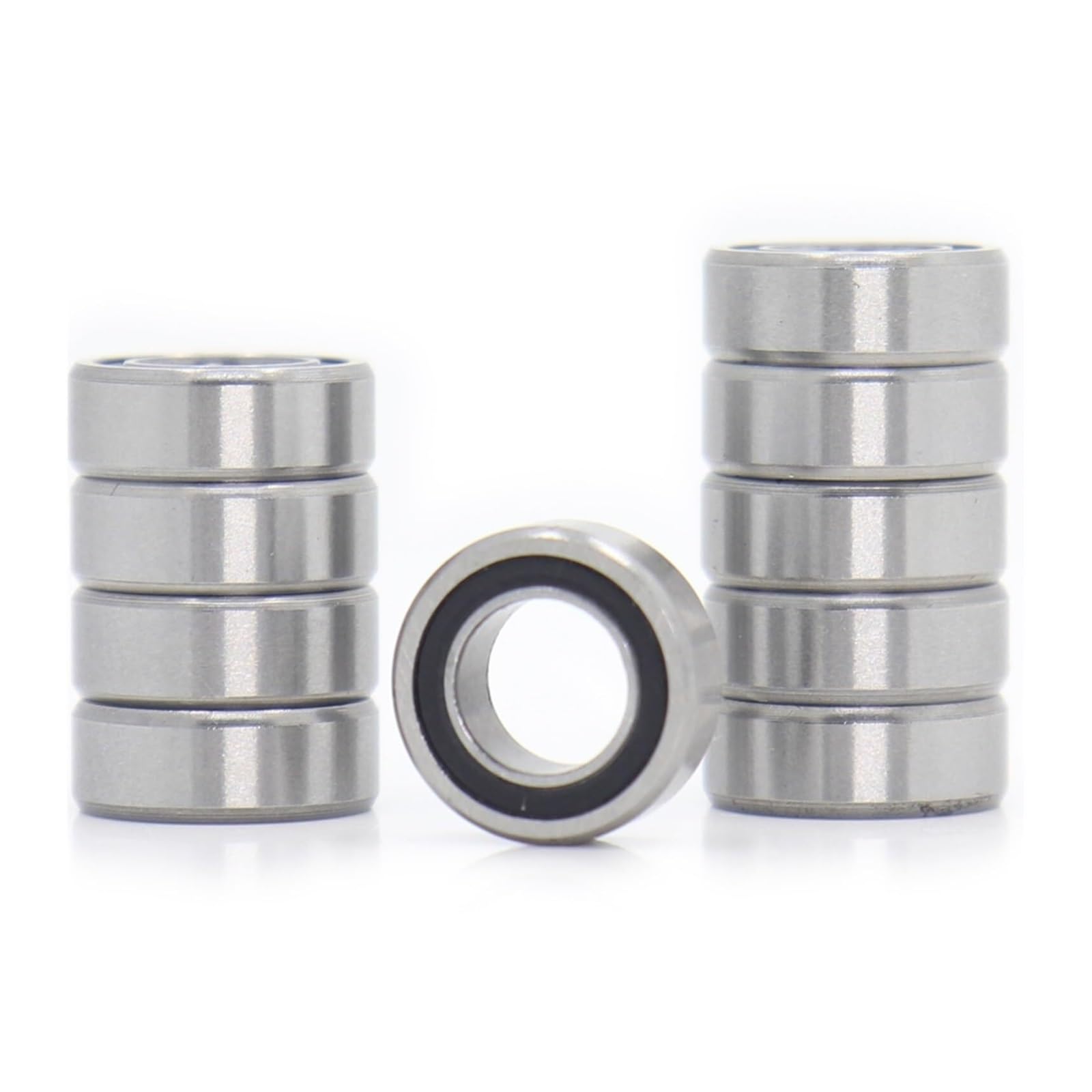 MR116RS łożysko 10 sztuk 6x11x4 Mm ABEC-3 Hobby elektryczny zdalnie sterowany samochód ciężarówka MR116 RS 2RS łożyska kulkowe MR116-2RS czarne uszczelnione