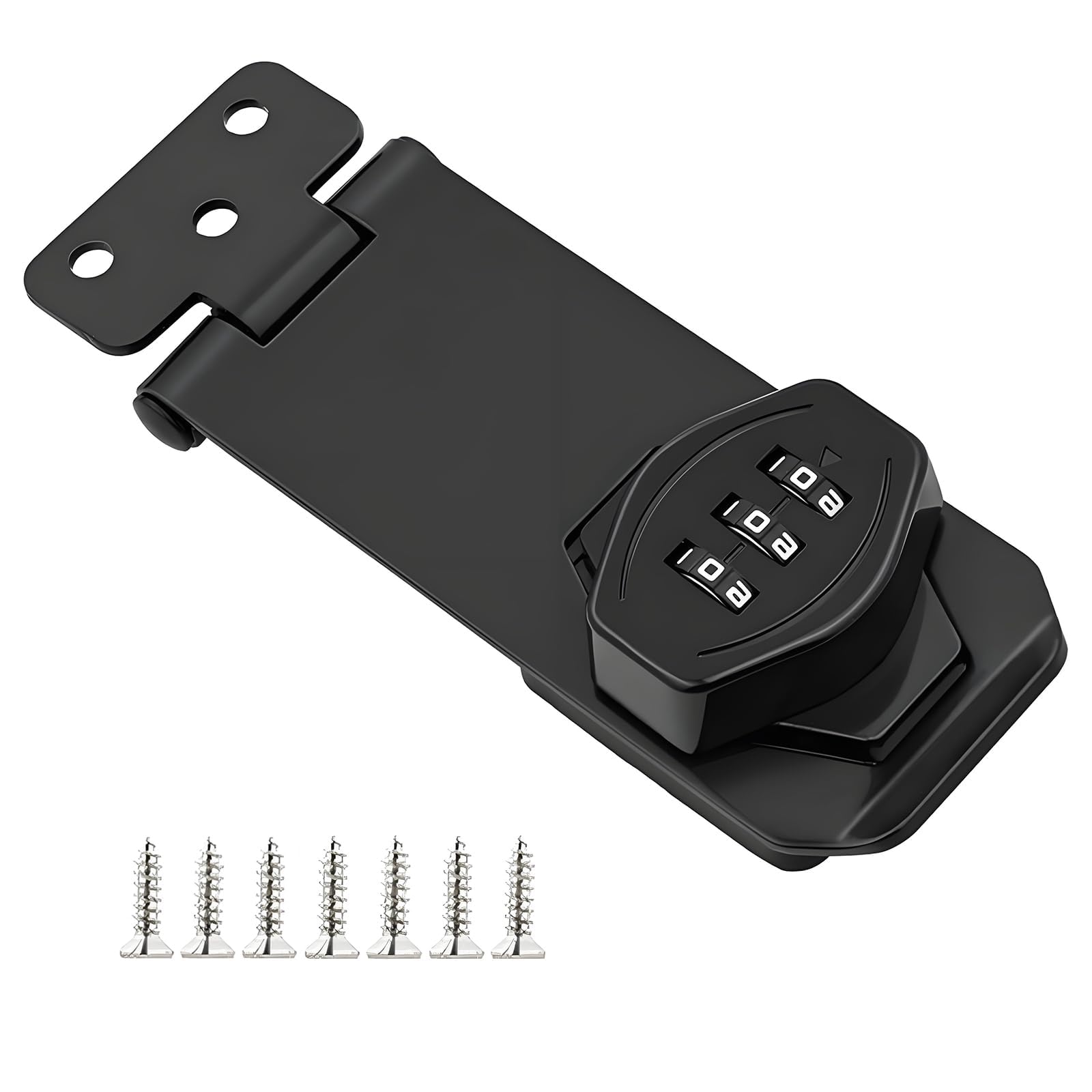 Combination Bolt Lock Set, Combination Locks Cabinet Locks, Durable Shed Door Lock, Practical Garage Door Security, Suitable for Cabinets Outdoor Spaces Gardens and Barn Doors
