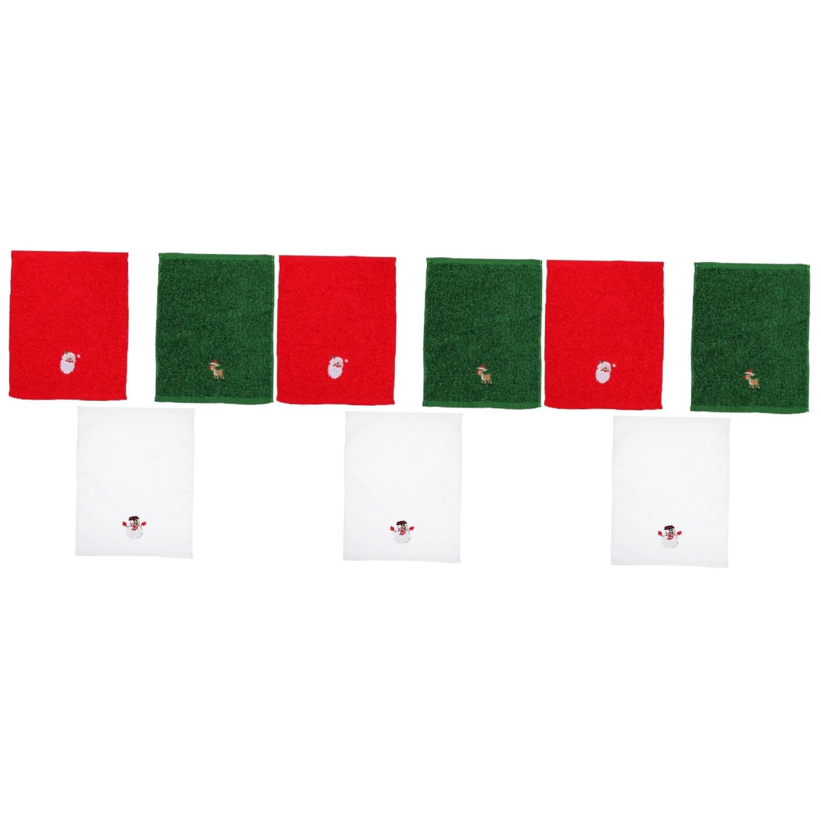 MAGICLULU 3 Juegos Toalla De De Navidad Toalla De Cocina Toallero Paños De Cocina Kitchen Towels Toallas Navideñas Toallas De Algodón para El Hogar De Algodon 3 Piezas * 3
