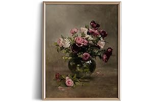 Vintage Farmhouse Rose Poster: A Rustic Touch for Your Abode