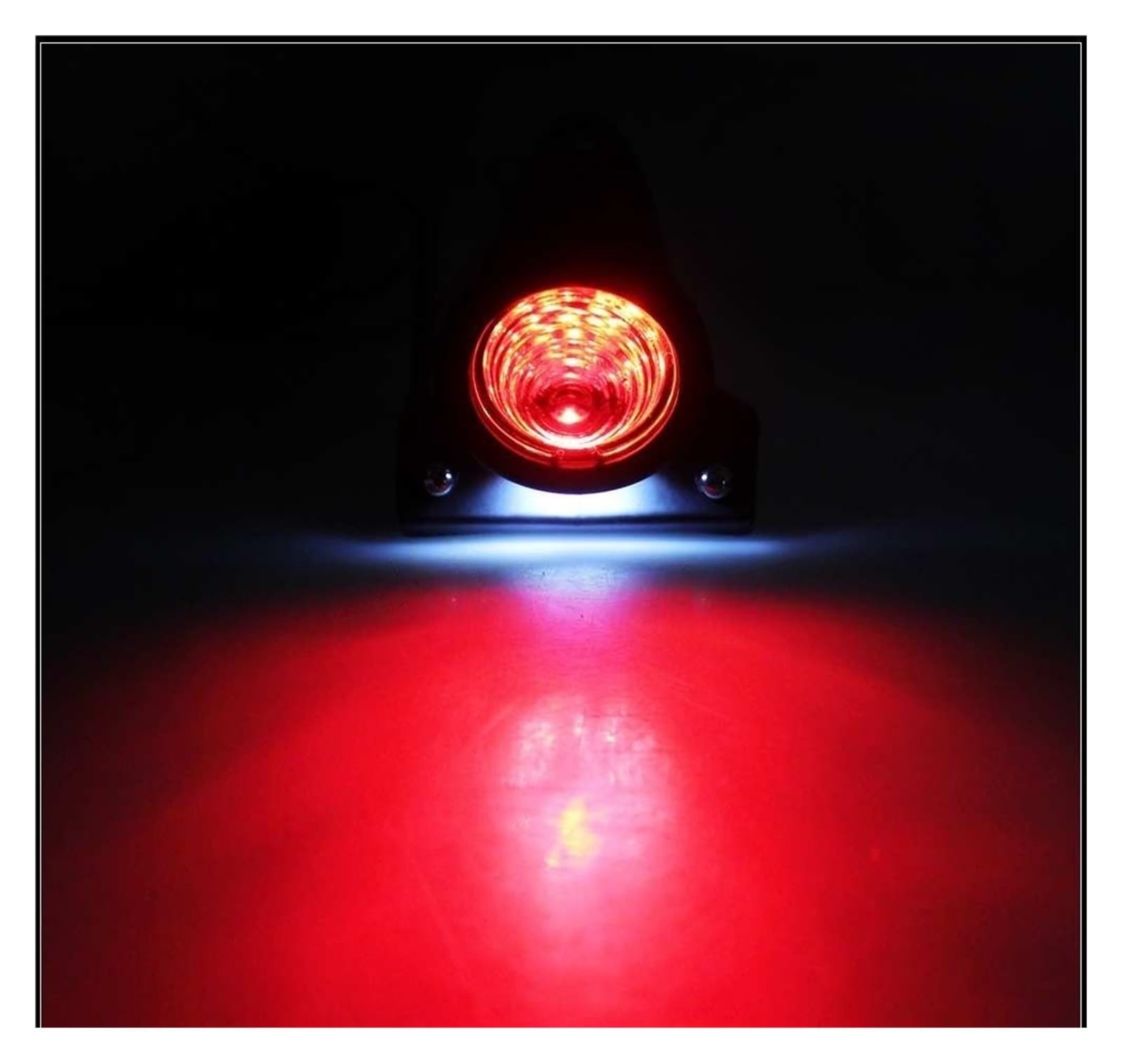 Luces traseras LED universales para Motocicleta Harley Slim, luz Trasera de Freno, Luces traseras de Freno