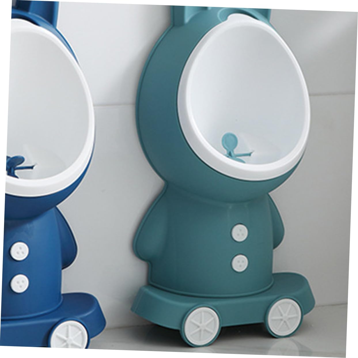 Urinario para Niños Pequeños Azul de Pp con Medida Regulable