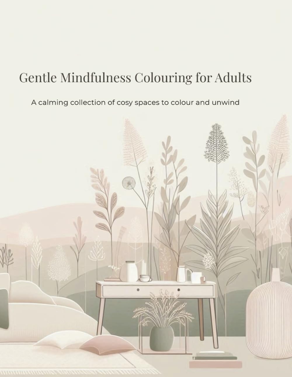 Gentle Mindfulness Colouring for Adults: A calming collection of cosy spaces to colour and unwind