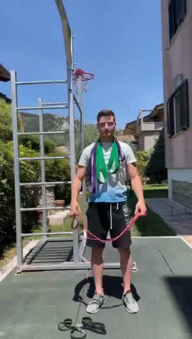 Set Tubi Elastici Resistenza Per Fitness – Bande Pull Up Yoga Palestra
