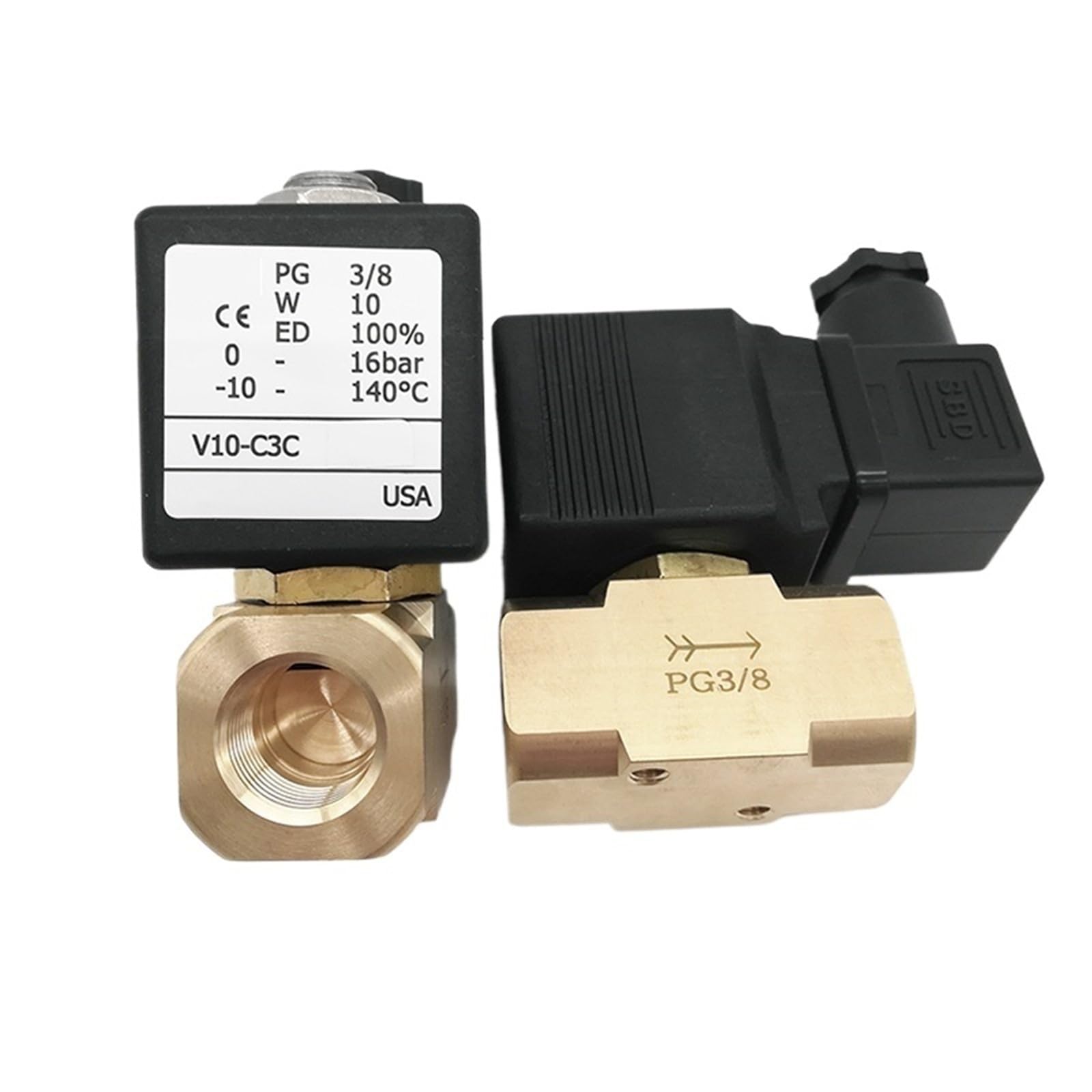 Électrovanne V10-C3C pour réparer un granulateur double vis 220V