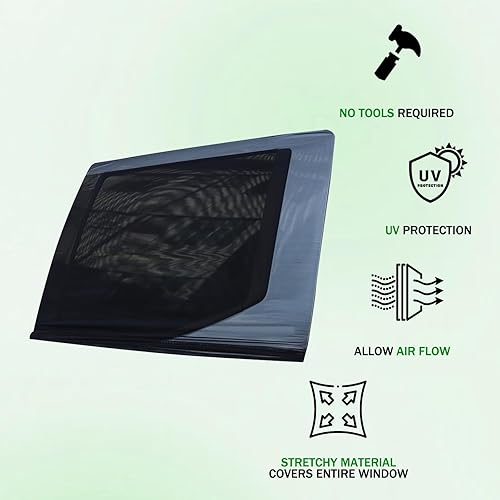 Miniatura 3 de LLKUANG 100 % de protección contra insectos para Toyota Tundra 2007-2025, cortinas de malla transpirable para puertas y ventanas, mosquiteras para