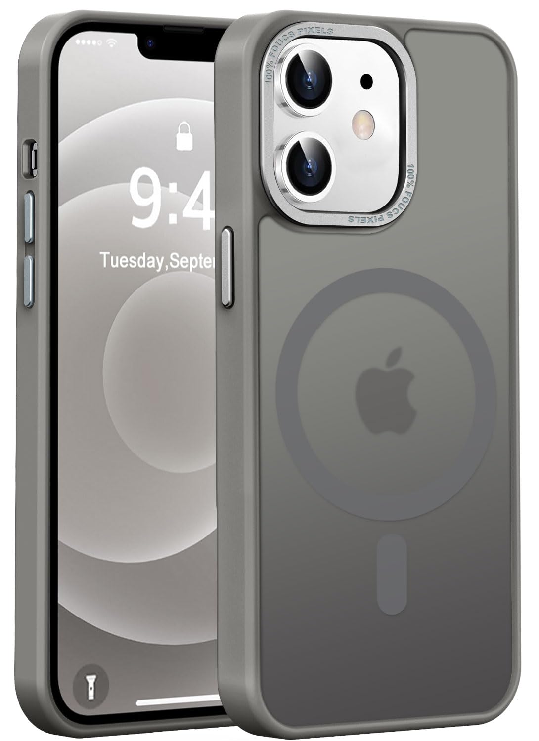 Newfuture Strong Magnetic Compatible with iPhone 17 Pro Case [13 FT Military Drop Protection] [Compatible with Magsafe] Slim Translucent Matte Shockproof with Anti-Fingerprint Phone Case, Tender Pink — view 229