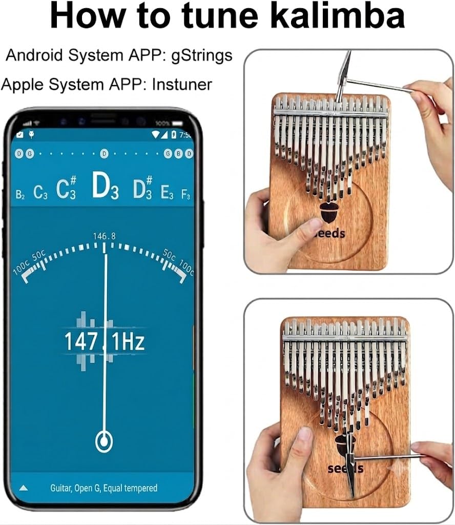 Amazon | Seeds カリンバ サムピアノ 41キー クロマチック Cチューン