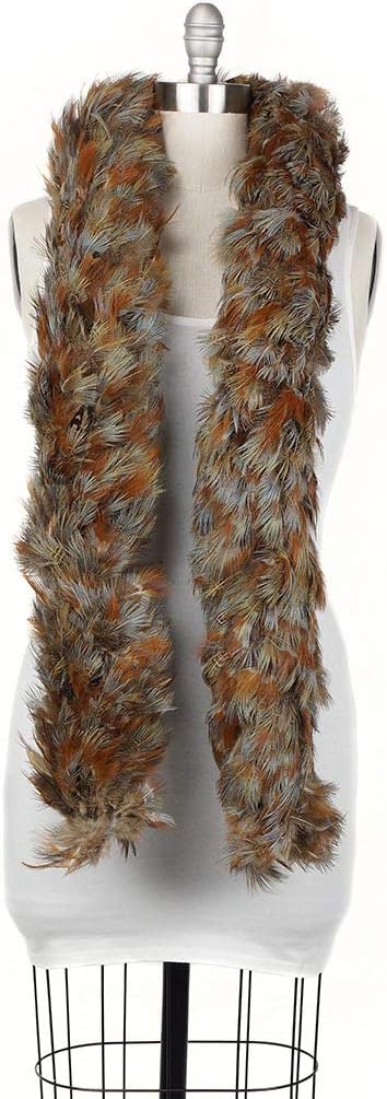 ZUCKER Pheasant Plumage Boas - Natural - 4-5"