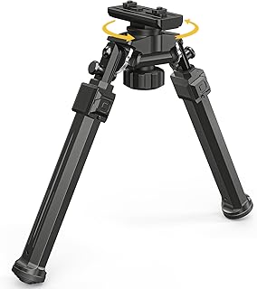 CVLIFE Bipod Compatible with Mlok Height Adjustable Swivel Tilt Bipods for Outdoors - CVLIFE