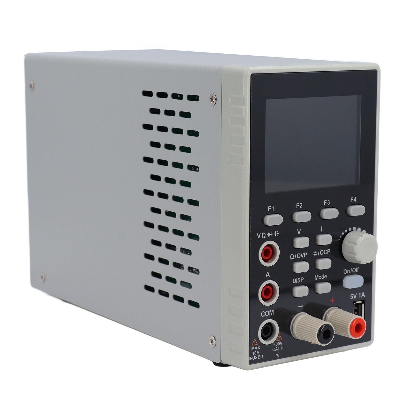 2-in-1-Netzteil und Multimeter, 300 W, 60 V, 5 A, Tischnetzteil mit Prüfdraht-Multimeterstift (EU-Stecker 200-240 V)