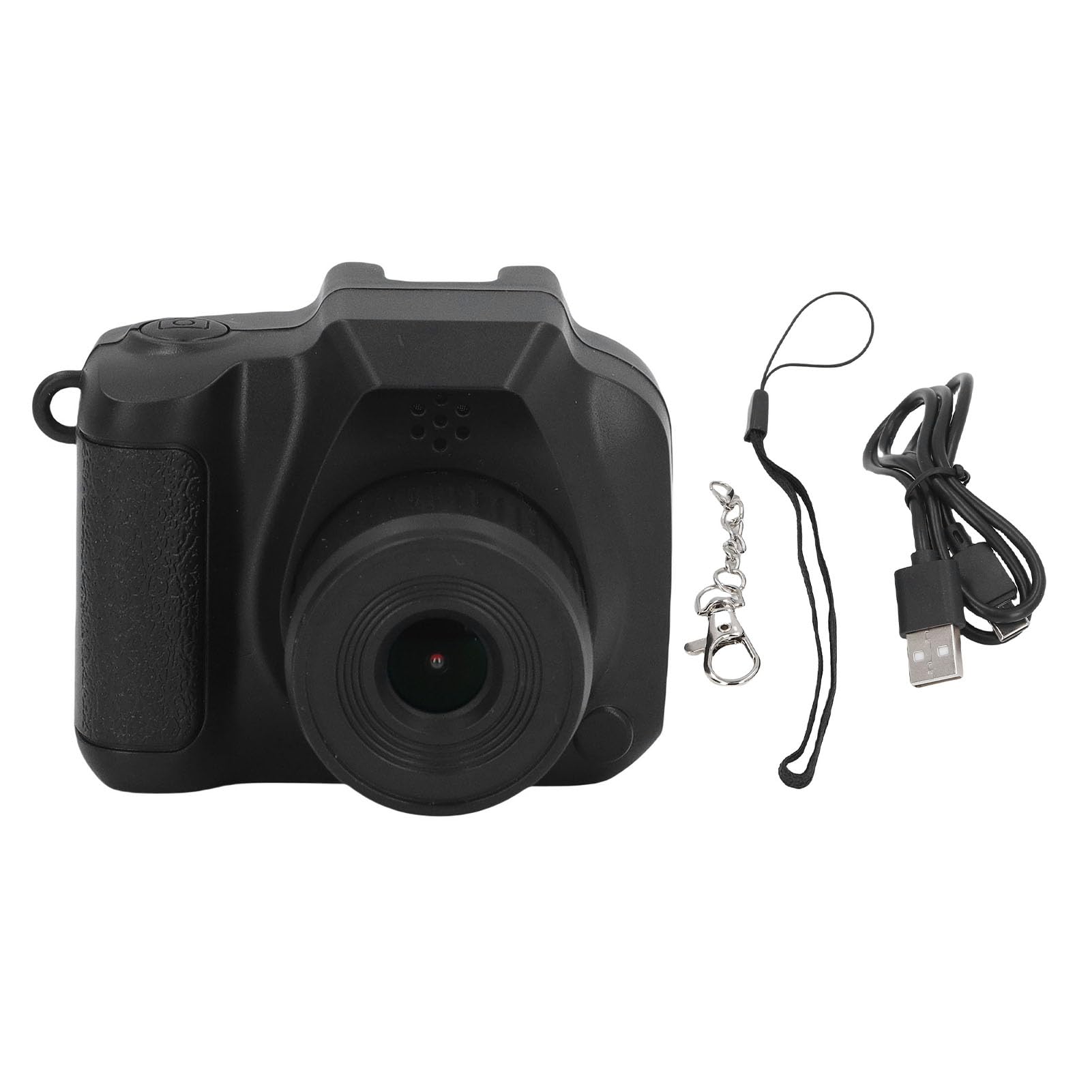 Elprico Mini Cámara de Llaves, Cámara Retro de Nostalgia Pequeña 1080p, Videocámara de Video Micro Portátil, Pantalla Digital Compacta de 1.3 Pulgadas para Ciclismo Al Aire Libre. (128GB)