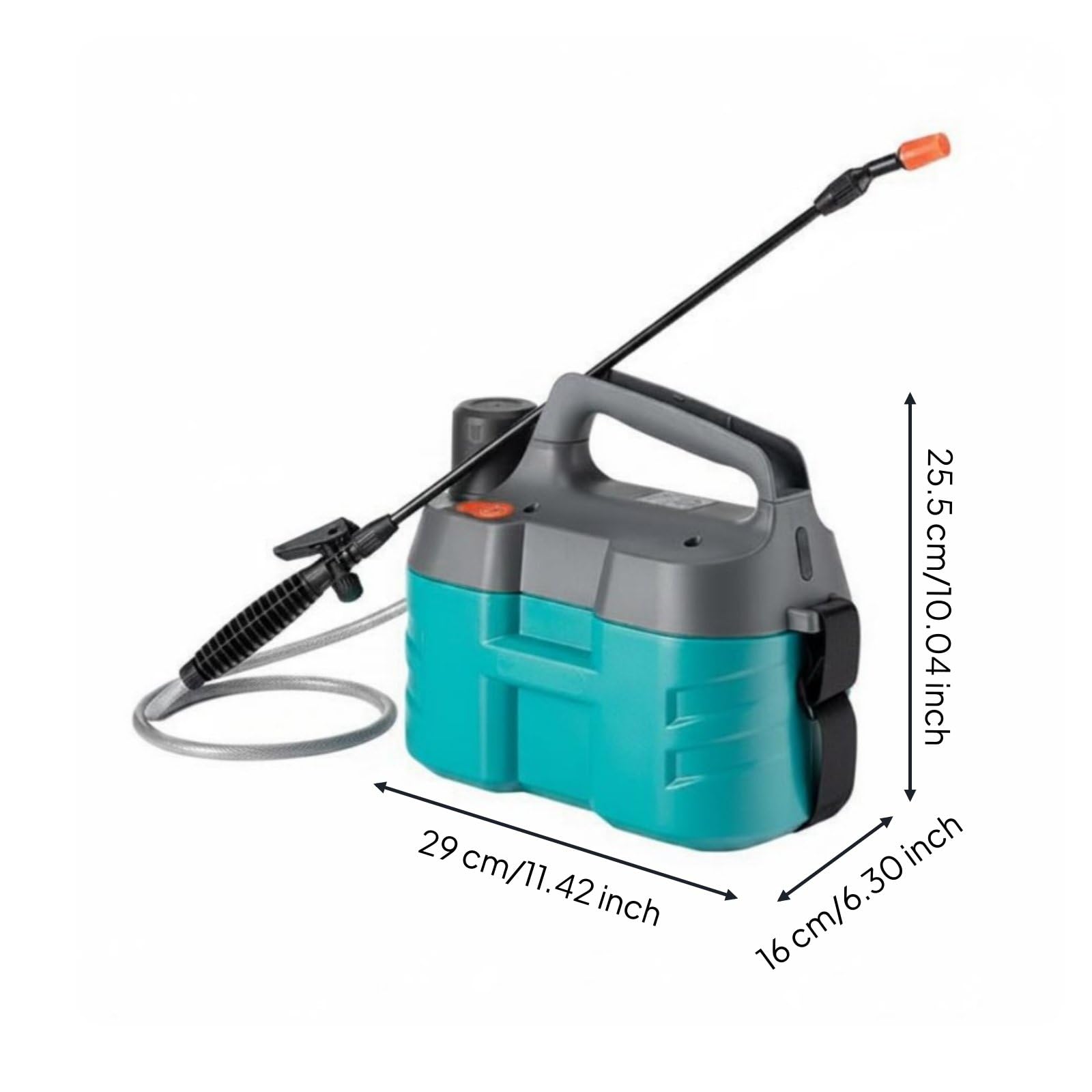 Spruzzatore Elettrico Bottiglia Spruzzo Nebulizzatore Irrigatore con Ugello a Pressione Regolabile E Avvio a Un Tocco più Batteria Ricaricabile USB, 5L, Standard