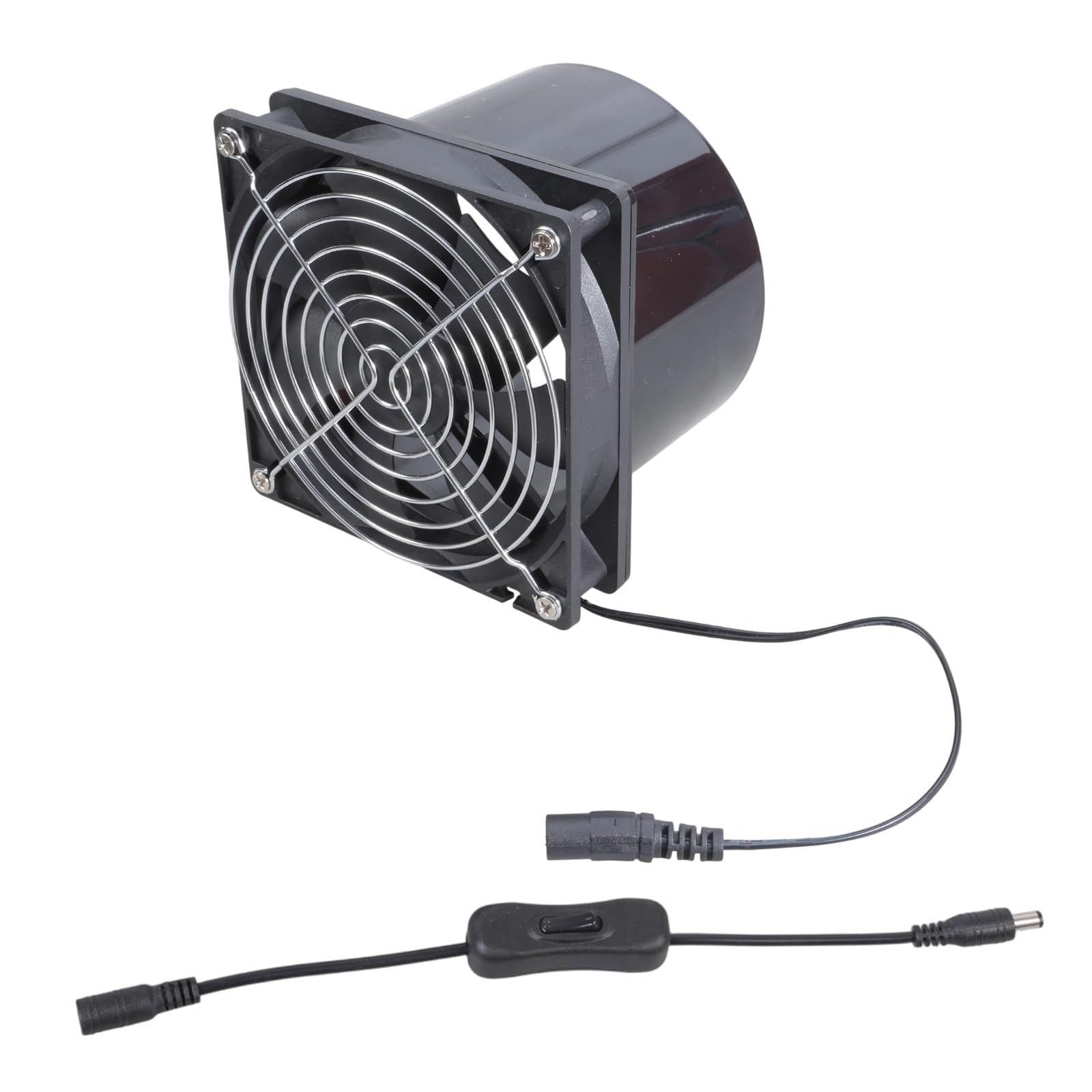 12V 0.3A High Speed Cooling Blower 81CFM Airflows Exhaust Fan for Effective Ventilation in Painting Booths Baking Room for Greenhouse Ventilation