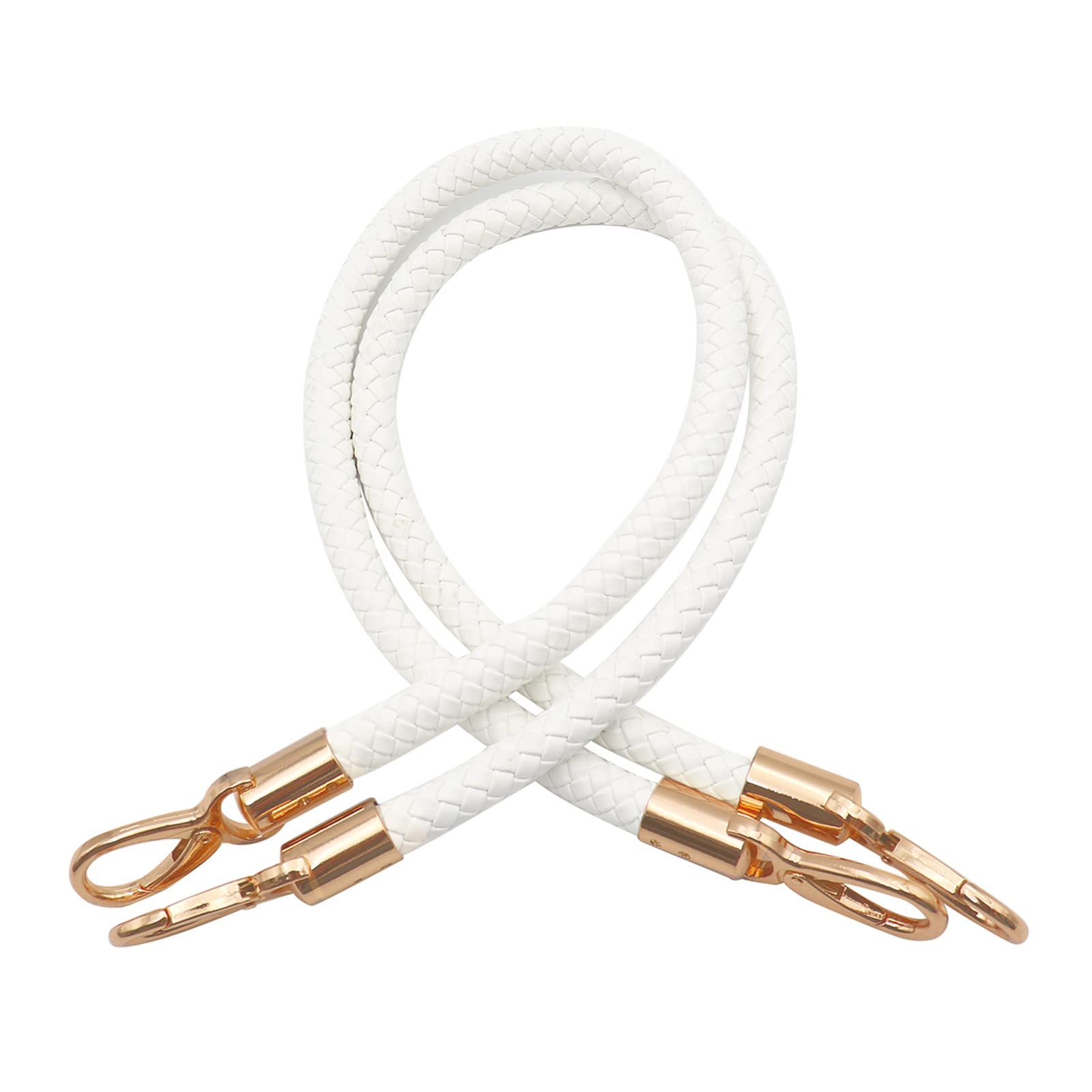 Sharprepublic Sangle De Rechange En Cuir PU Avec Anse Fermoir - 125-135 Cm, Boucle Blanche Argentée Pour Sac à Main