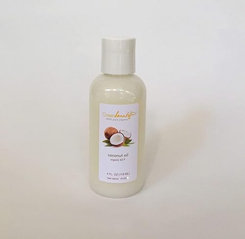 Miniatura 1 de Aceite de coco refinado de 92 grados blanqueado 100% puro prensado en frío (24 onzas (2 x 12))