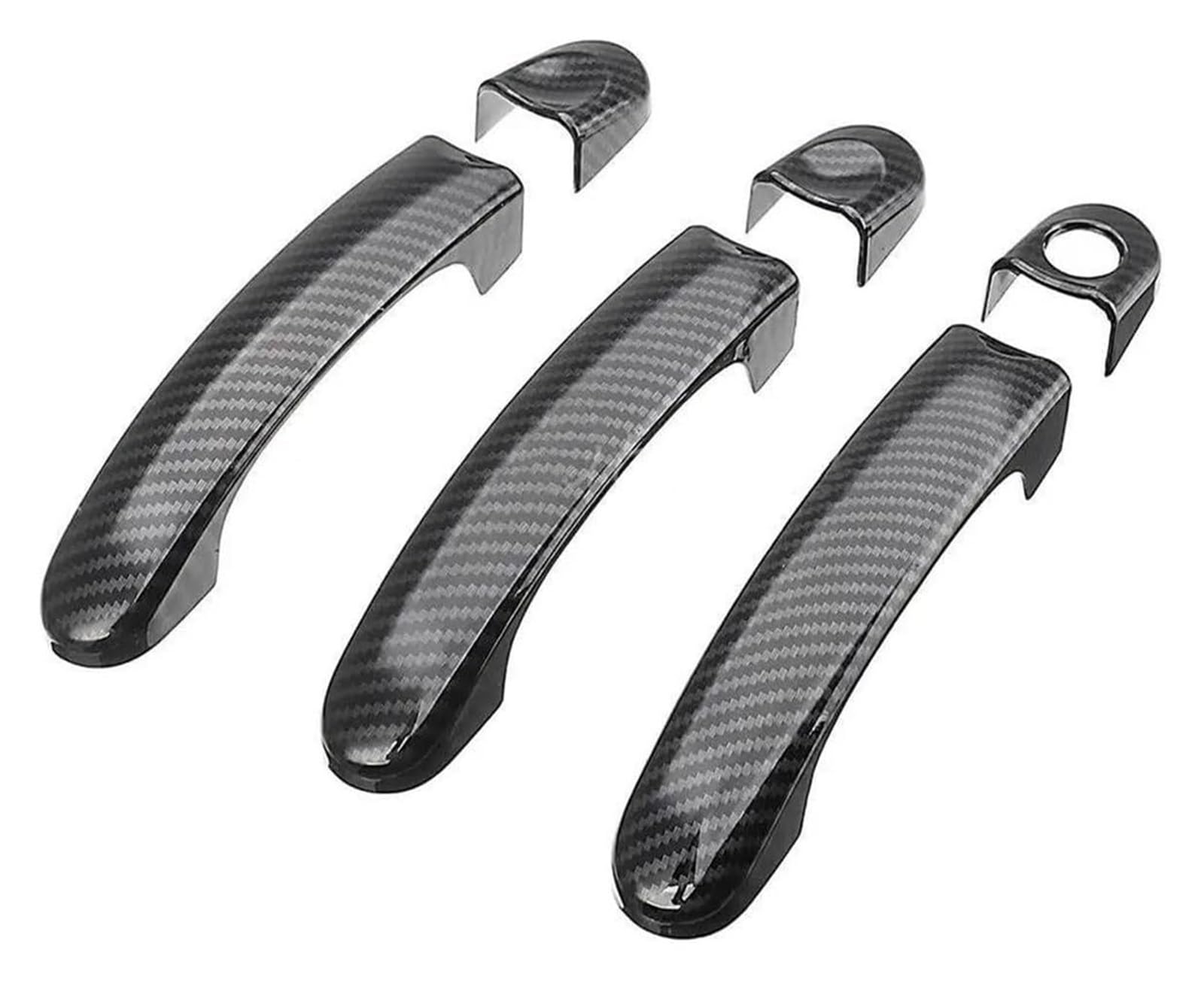 QWQTHGS Car Exterior Door Handle Cap for VW for Transporter T5 T6 for Caddy 2003-2015 Outside Exterior Door Handle Cover Set