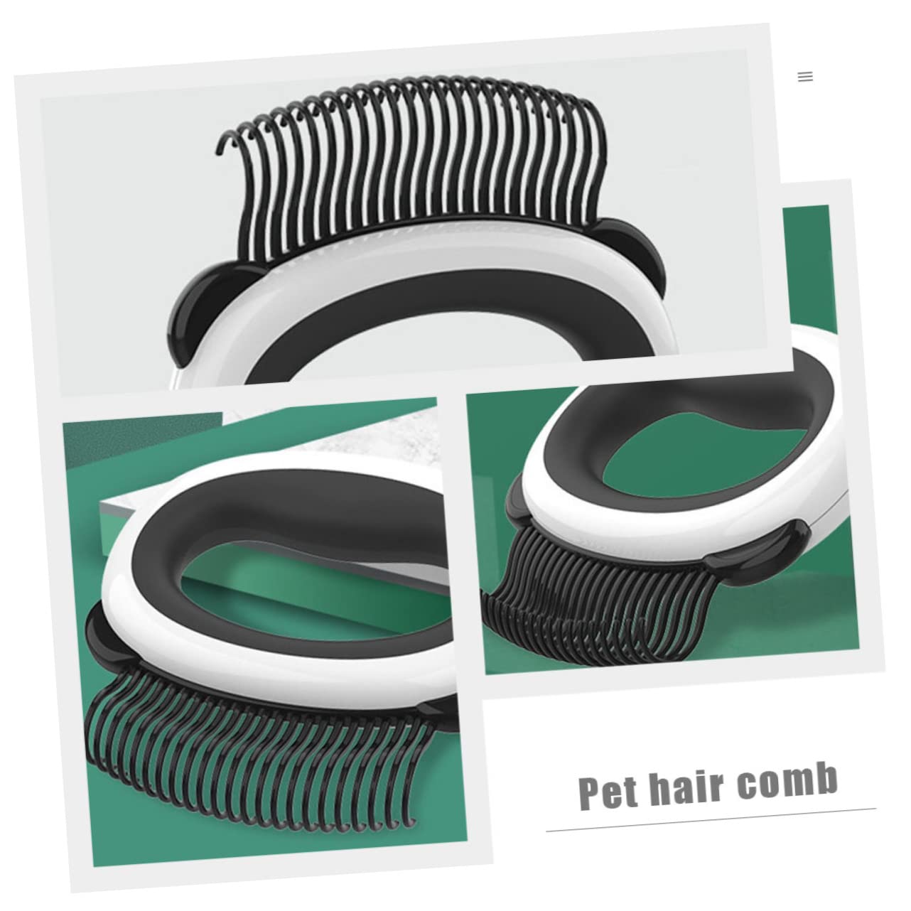 Beavorty 3 Pettini Per Gatti Spazzola Per La Toelettatura Dei Gatti Strumento Per La Toelettatura Degli Animali Domestici Pettine in Plastica Per Una Facile Rimozione Dei